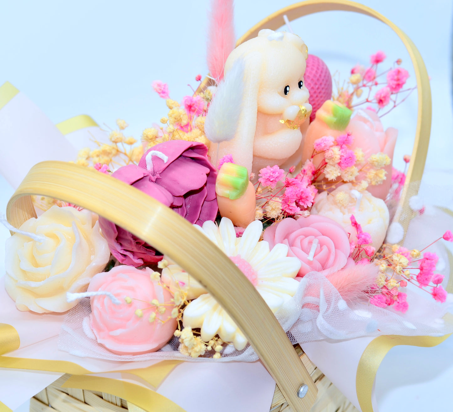 Floral Bunny Basquet