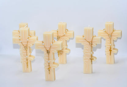 Faith & Blessing Rosary Candle