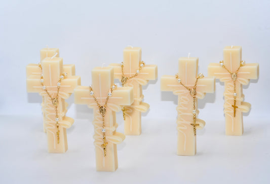 Faith & Blessing Rosary Candle
