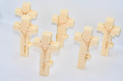 Faith & Blessing Rosary Candle