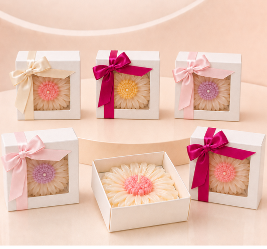 Floating Flower Candle | Handcrafted Floral Candle | Gift & Keepsake