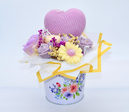 Mother's Day Floral Heart Bouquet