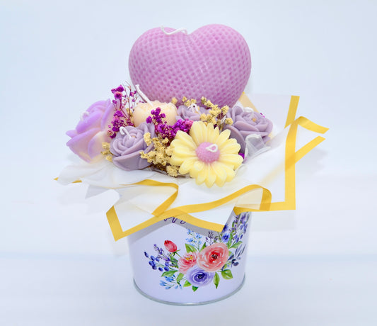 Mother's Day Floral Heart Bouquet
