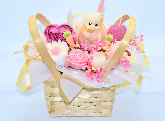 Floral Bunny Basquet