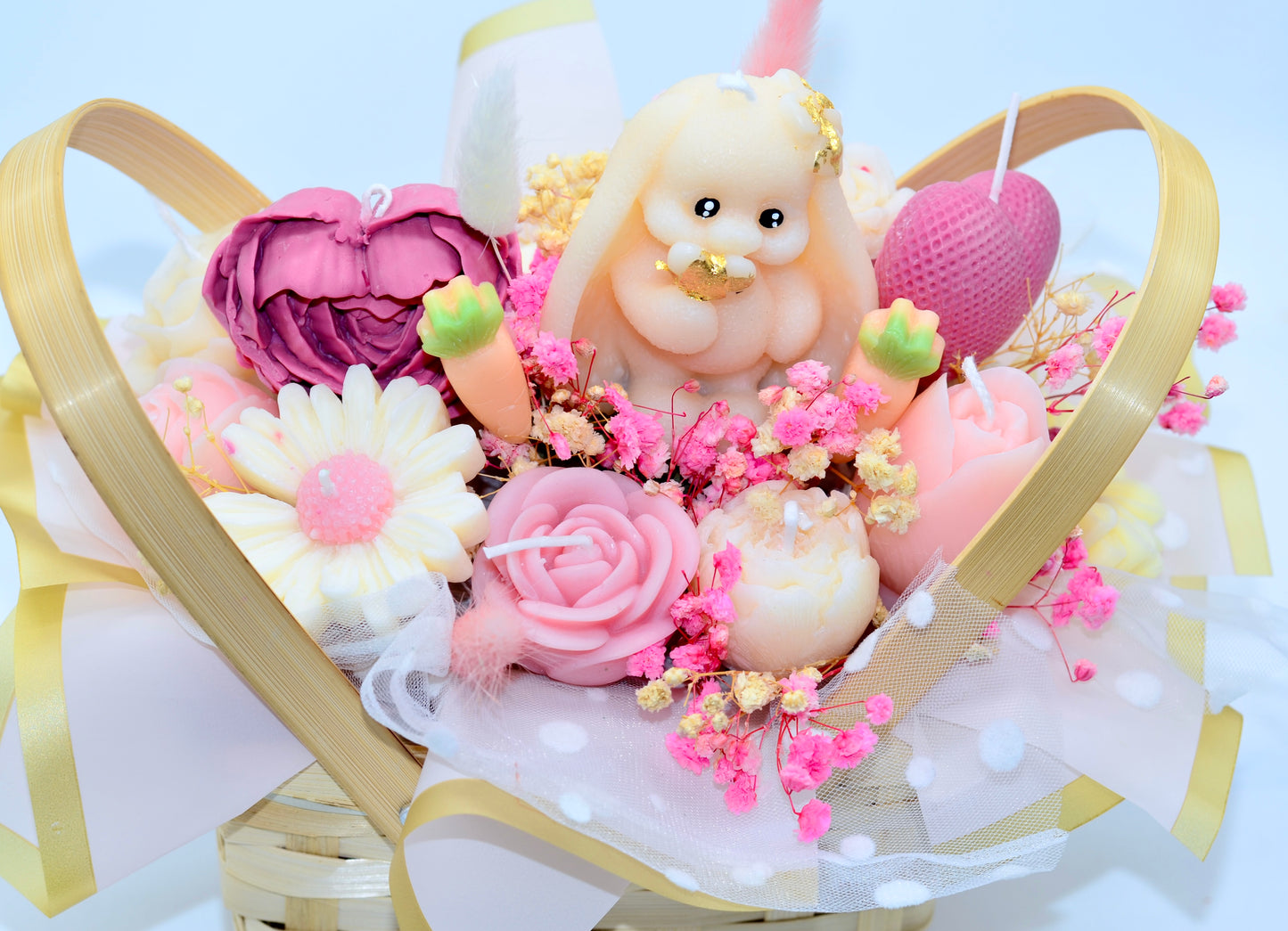 Floral Bunny Basquet