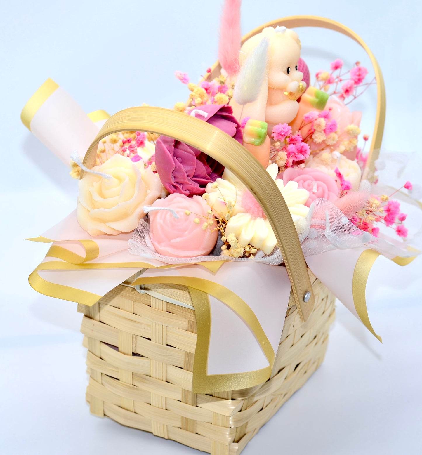 Floral Bunny Basquet