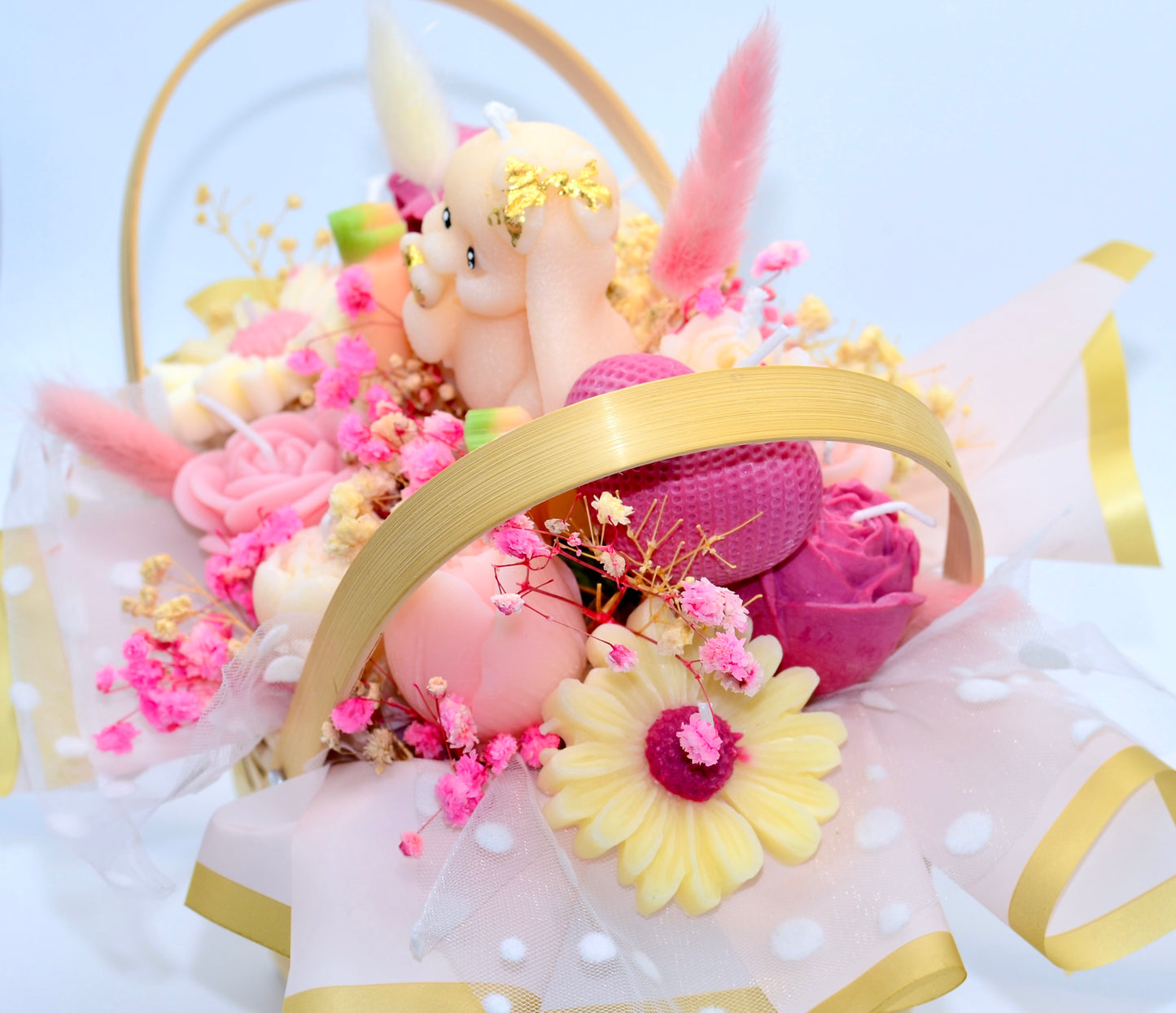 Floral Bunny Basquet