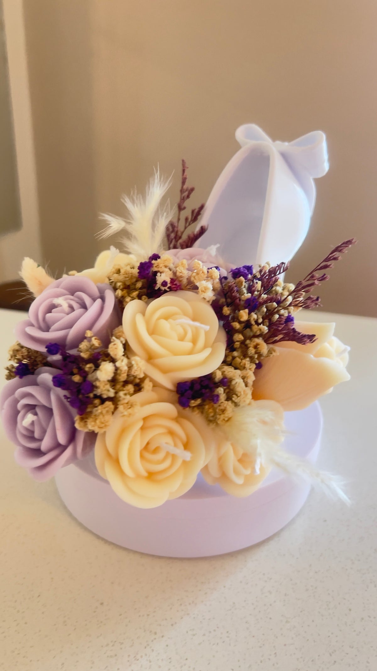 🤍💜 La Femme Chic — White & Lilac
