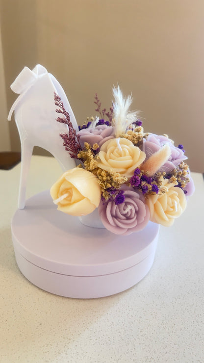 🤍💜 La Femme Chic — White & Lilac