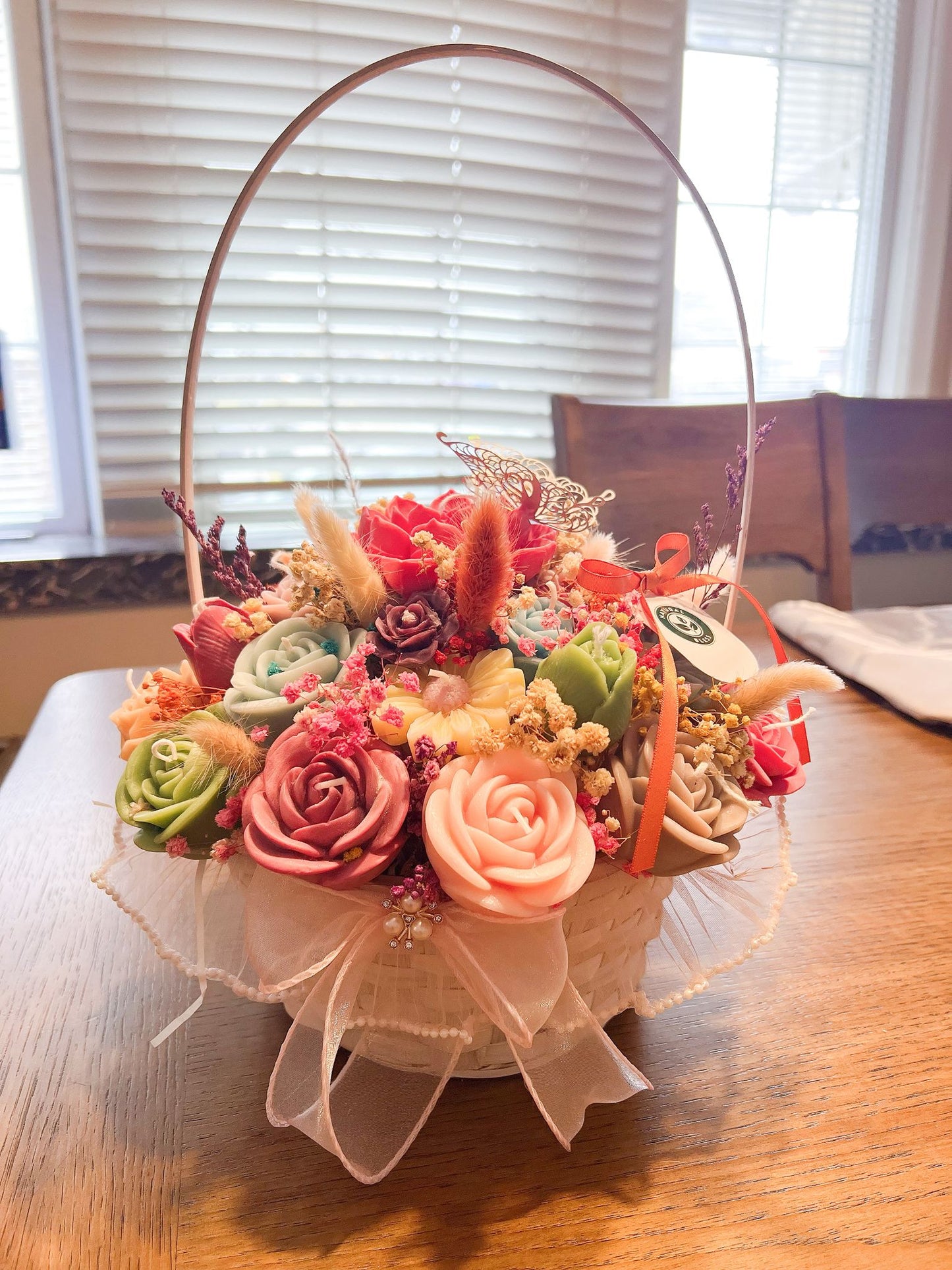 Spring Blessing Floral Basket