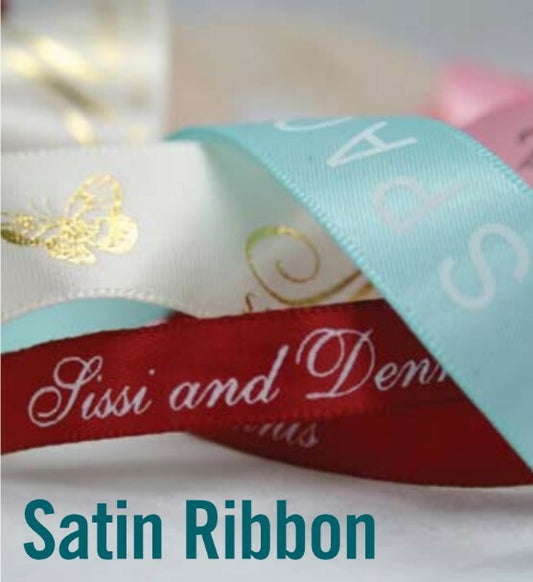 Custom Printed Satin Ribbons